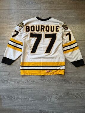 Ray Bourque 80s Boston Bruins Defenseman CCM Maska NHL Jersey